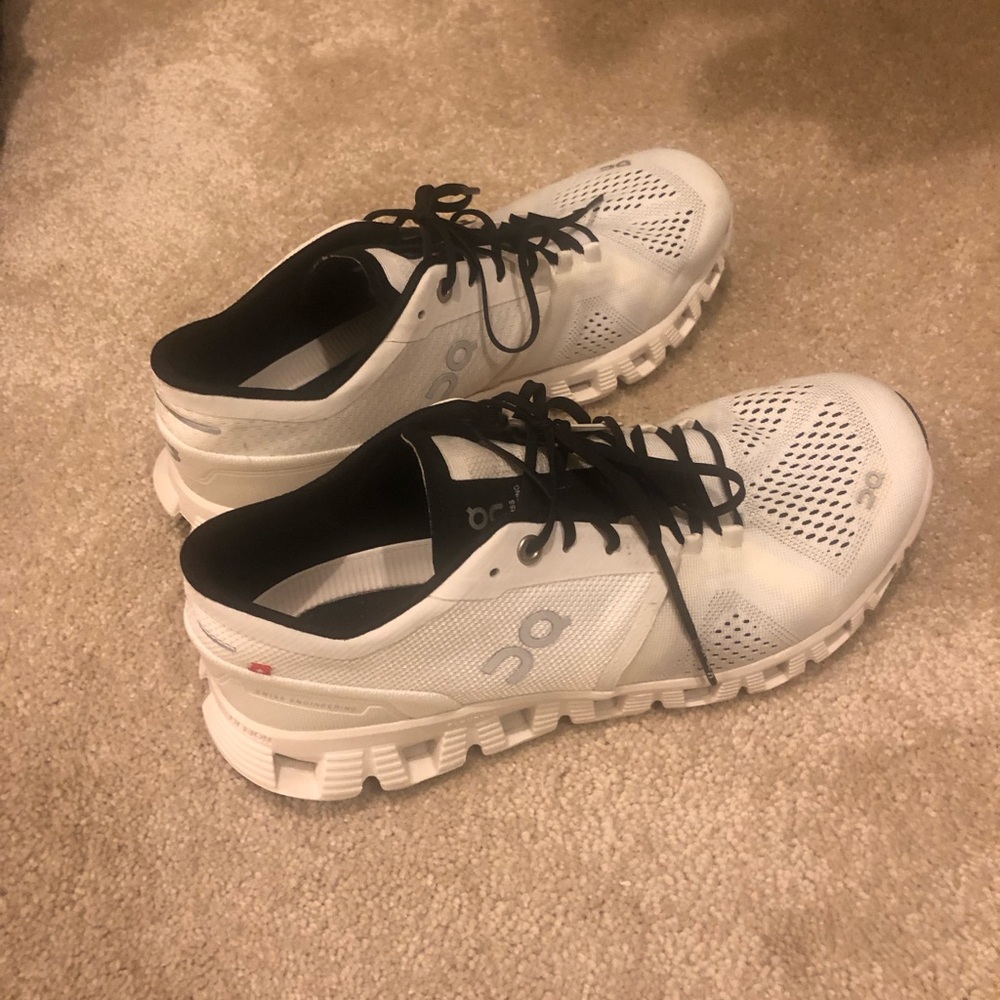 On Running White Athletic Shoes